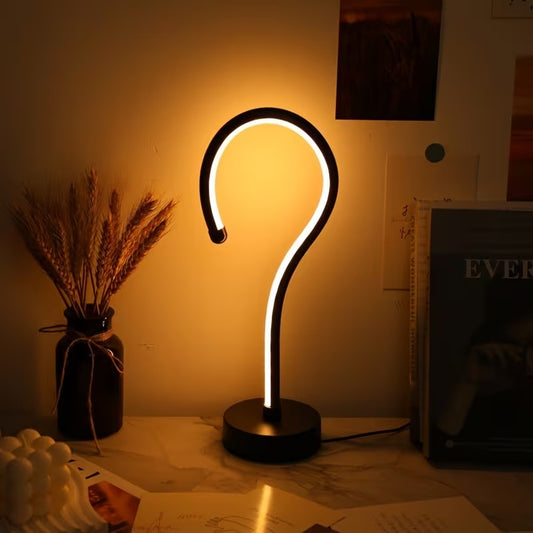 The Lucid Duo | Question Mark Sculptural Lamps
