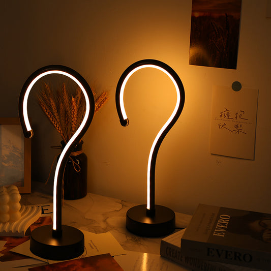 The Lucid Duo | Question Mark Sculptural Lamps
