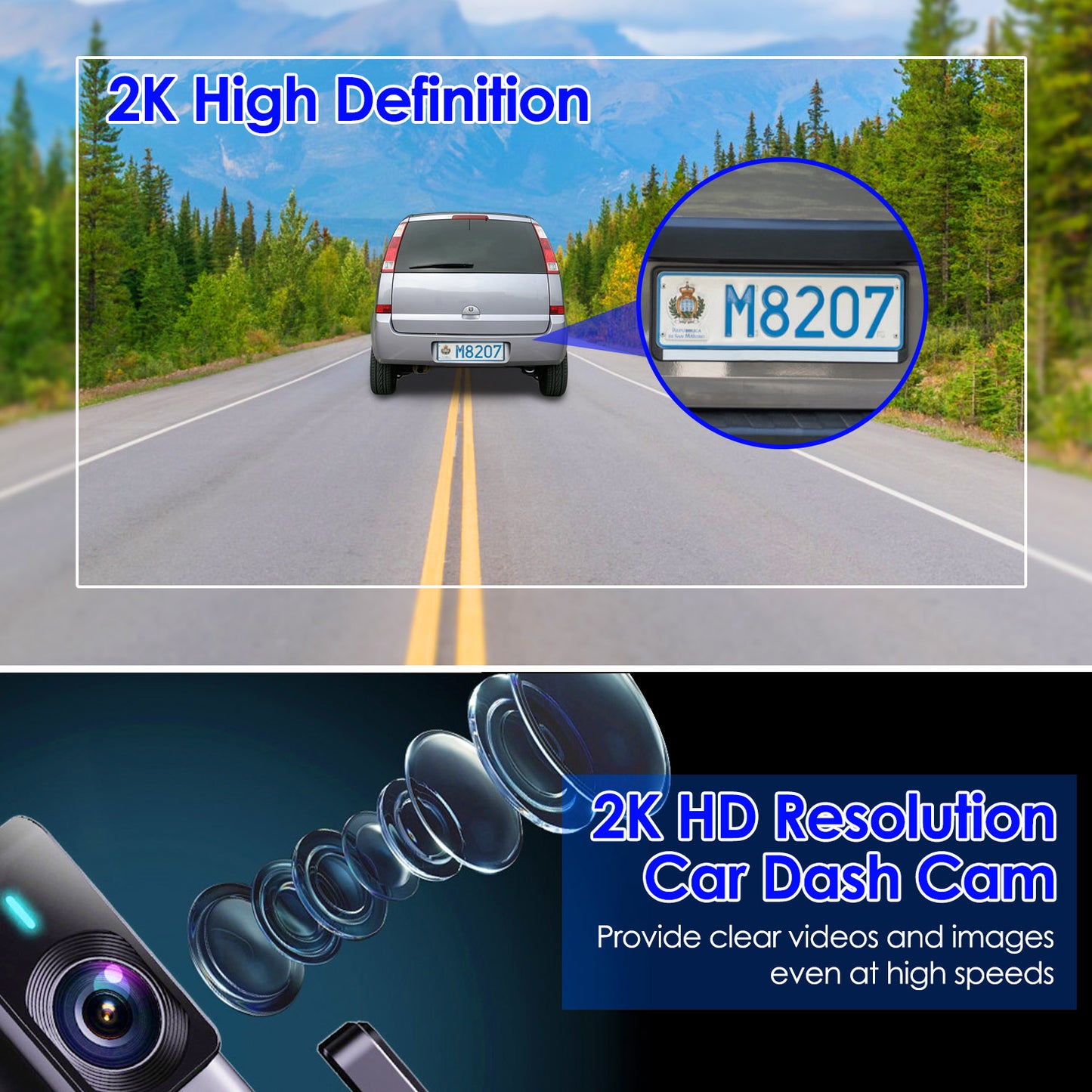 DriveSmart 2K HD Car Cam